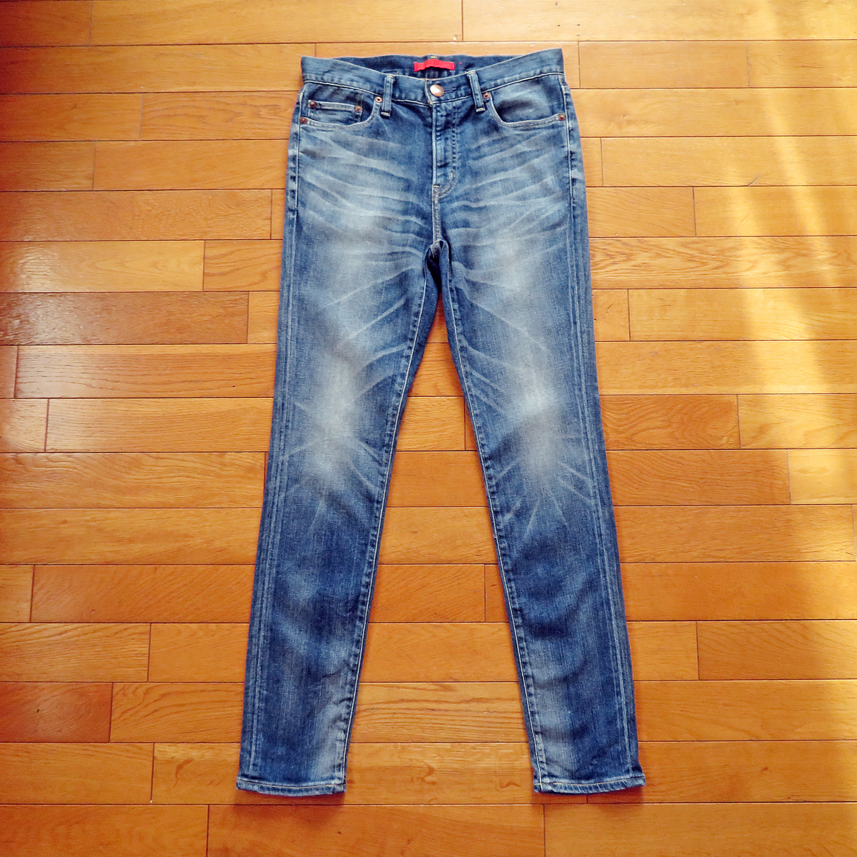 ☆美品☆ レッドカード スラウチスキニーデニム ジーンズ ☆ 25インチ 