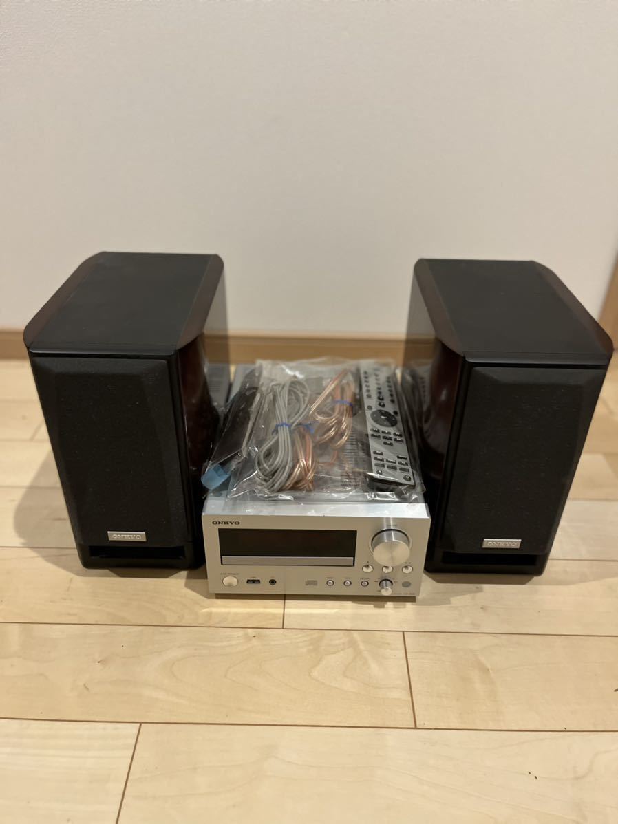 ONKYO CR-555 CDチューナーアンプ　スピーカーセット ONKYO CR-555 オンキョー MHC K743 オンキヨー、コンポ「CR