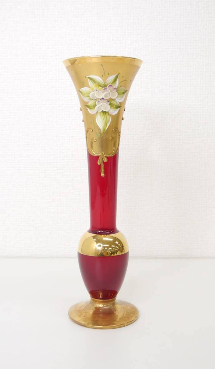 MURANO/ムラノ ヴェネチアングラス/ベネチアングラス 花瓶/花器