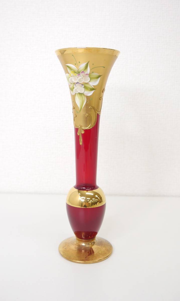 MURANO/ムラノ ヴェネチアングラス/ベネチアングラス 花瓶/花器