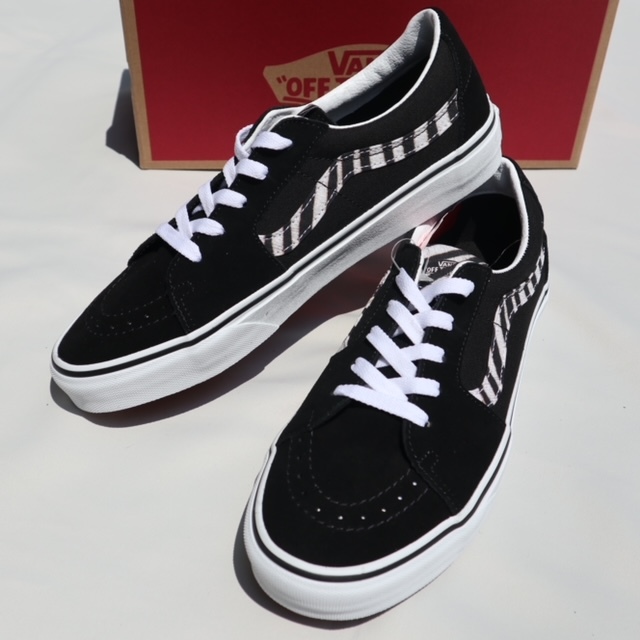 Vans Animal Sidestripe Black Low Zebra Infinity Sport SK8 SK8-Low