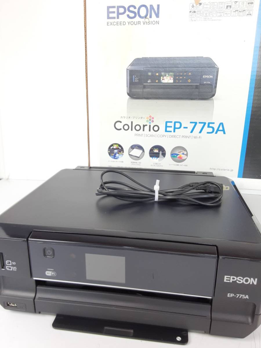 □動いたけどジャンク即決！EPSON エプソン A4 プリンター EP-306