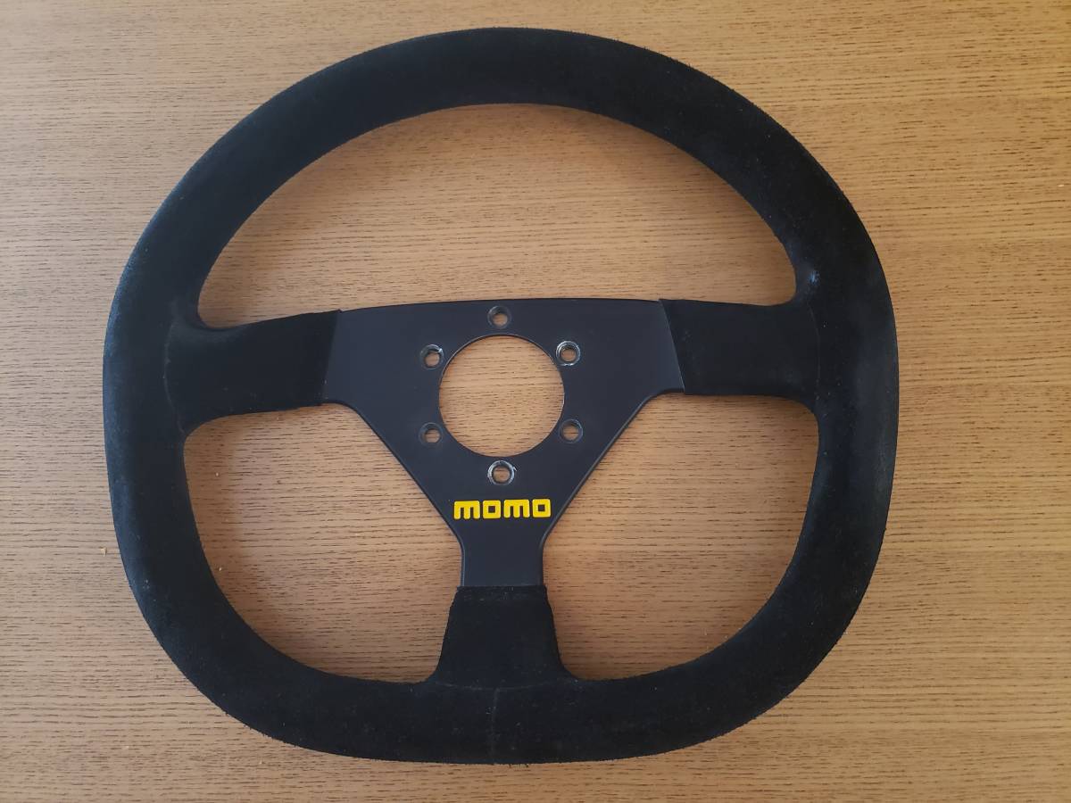 O.B.A ステアリング 外径約35cm ジャンク品 オバ ウッド ステアリング