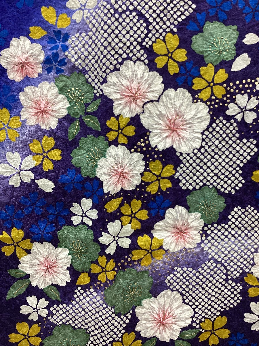 きものトゥレジュ☆振袖・襦袢２点セット☆振袖:身丈162.5cm/裄68.5cm/正絹/青【K-00613-0912m】 きものトゥレジュ☆振袖・襦袢２点セット☆振袖:身丈158cm&frasl;裄62cm&frasl;正絹 着物トゥレジュ☆振袖☆作家物⁄落款印⁄蝶⁄正絹⁄藍色系⁄身丈166.5⁄裄651 着物トゥレジュ☆袋帯(六通)☆振袖用☆正絹・他&frasl;赤・緑系&frasl;金・ゴールド 黄色 蝶 裄67cm