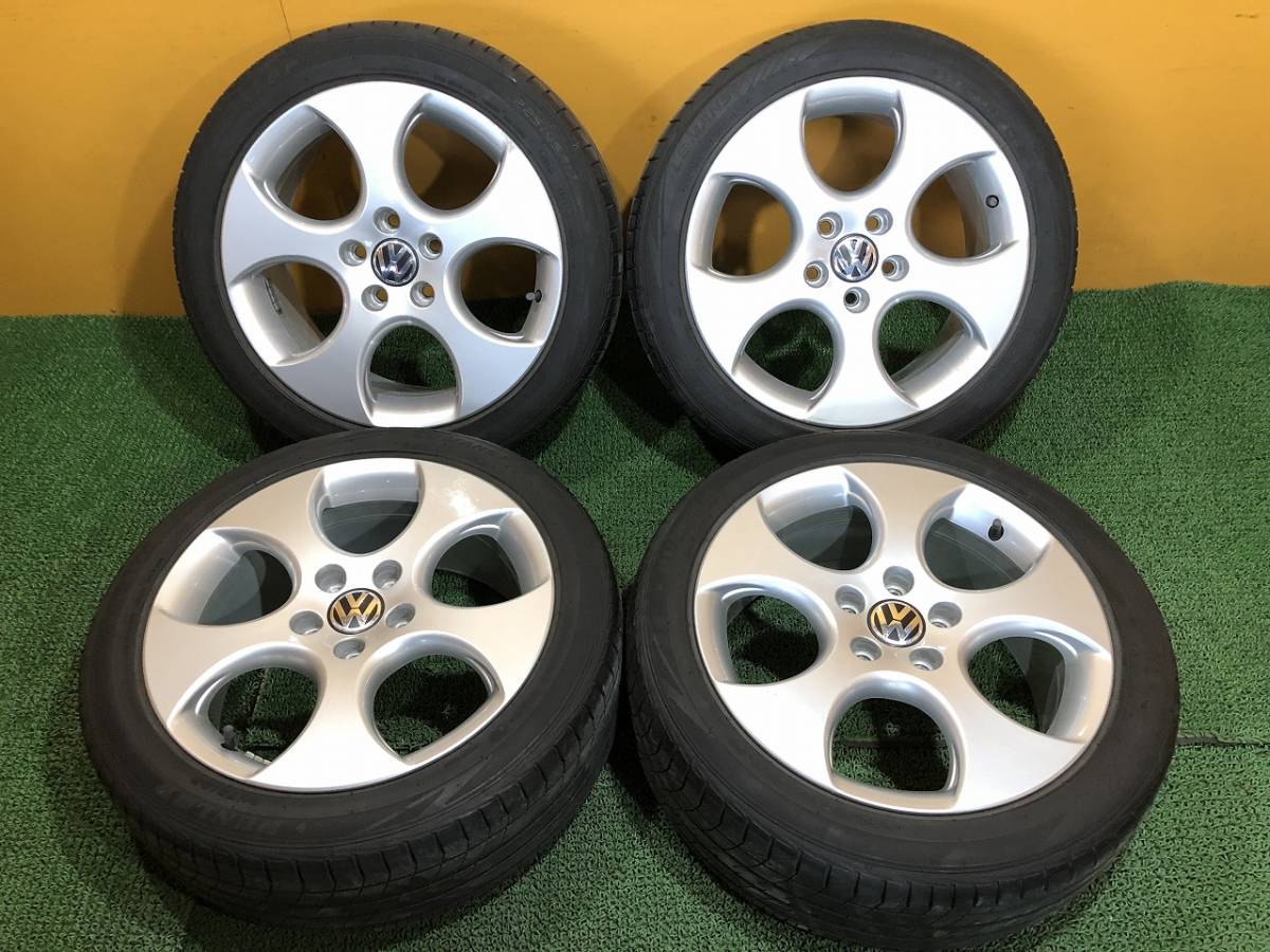 VW純正ホイール 17インチ タイヤ付 4本セット GOLF［ゴルフ］7 