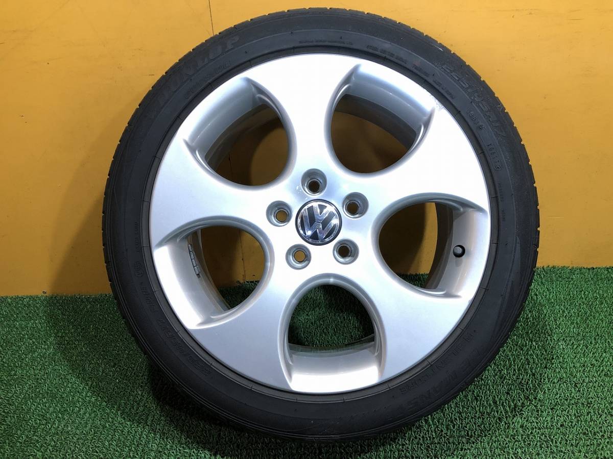 No.973 VW フォルクスワーゲン ゴルフ 純正ホイール 17インチ 17×7.5J 