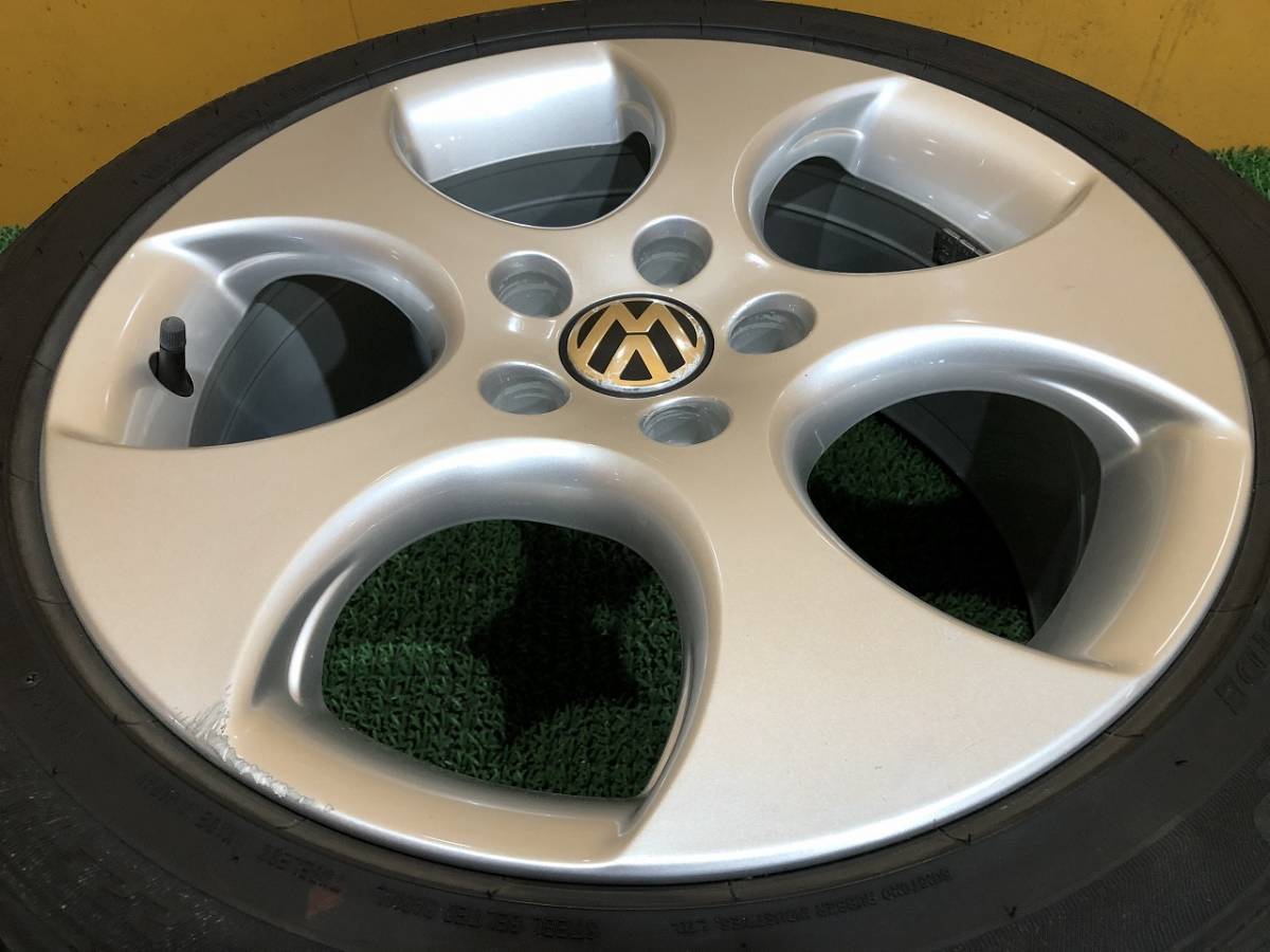 No.973 VW フォルクスワーゲン ゴルフ 純正ホイール 17インチ 17×7.5J 