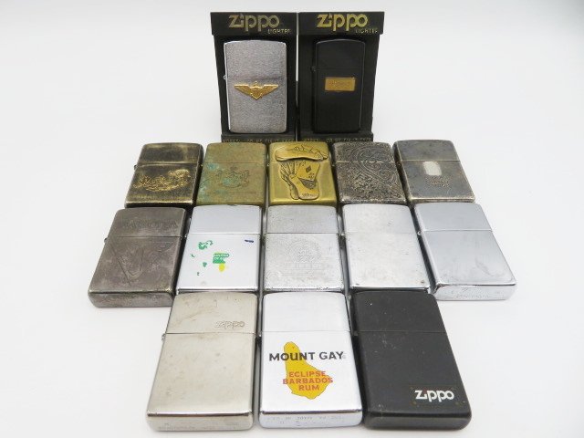 【人気定番，人気】 K09 Zippo ジッポー まとめ セット売り 着火未確認 ライター シルバー/ブラック 他 15点セット(Zippo)｜売買されたオークション情報、yahooの商品情報をアーカイブ公開 - オークファン Zippo