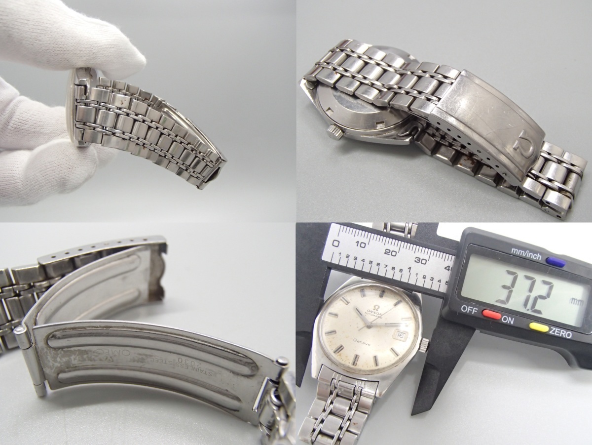 R492☆可動品☆ オメガ ジュネーブ 腕時計 166.041 自動巻き Cal.565