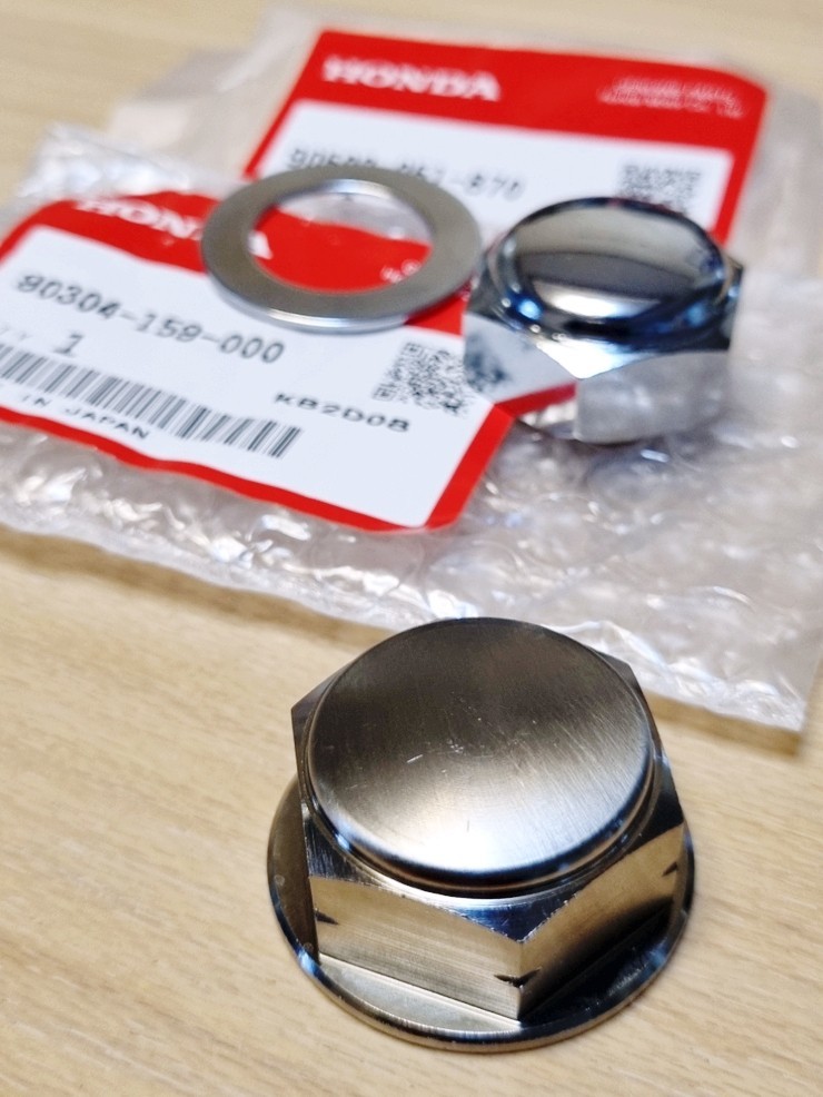 限定SALE，大人気 133-L ホンダバイク用M22xP1.0チタン合金トップブリッジナット スズキ カワサキ ヤマハ アプリリア トライアンフ チタンボルト(その他)｜売買されたオークション情報、yahooの商品情報をアーカ その他