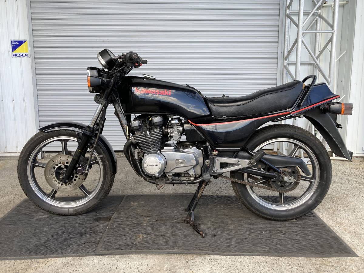 Z550GP(ZR550A)黒34708 不動車 KAWASAKI クランキング確認済!現状販売