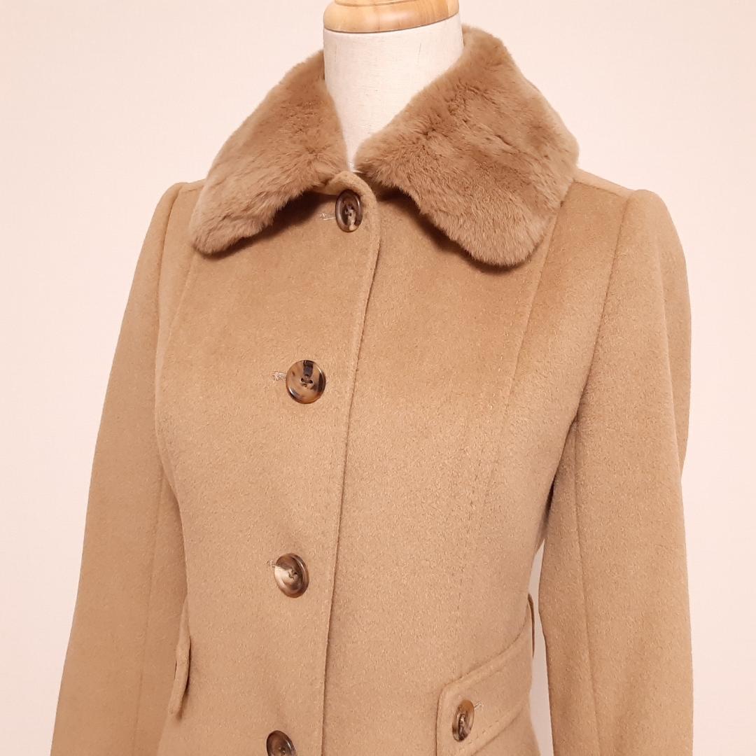 BURBERRY LONDON バーバリー チェスターコート ファーコート