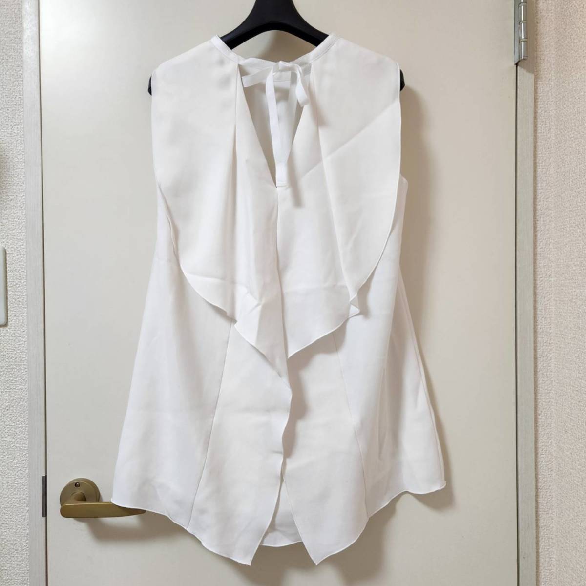 T【FOXEY NEW YORK（フォクシーニューヨーク）】ノースリーブ シフォン 