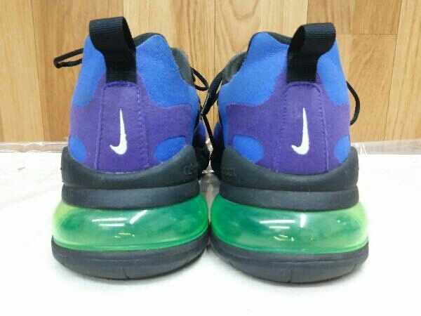 NIKE AIR MAX 270 REACT ナイキ エアマックス 270 リアクト AQ4971-005 サイズ 28.5cm ヘビーメタル  ブラック ブルー パープル(28.5cm)｜売買されたオークション情報、Yahoo!オークション(旧ヤフオク!) の商品情報をアーカイブ公開 -  オークファン（aucfan.com）