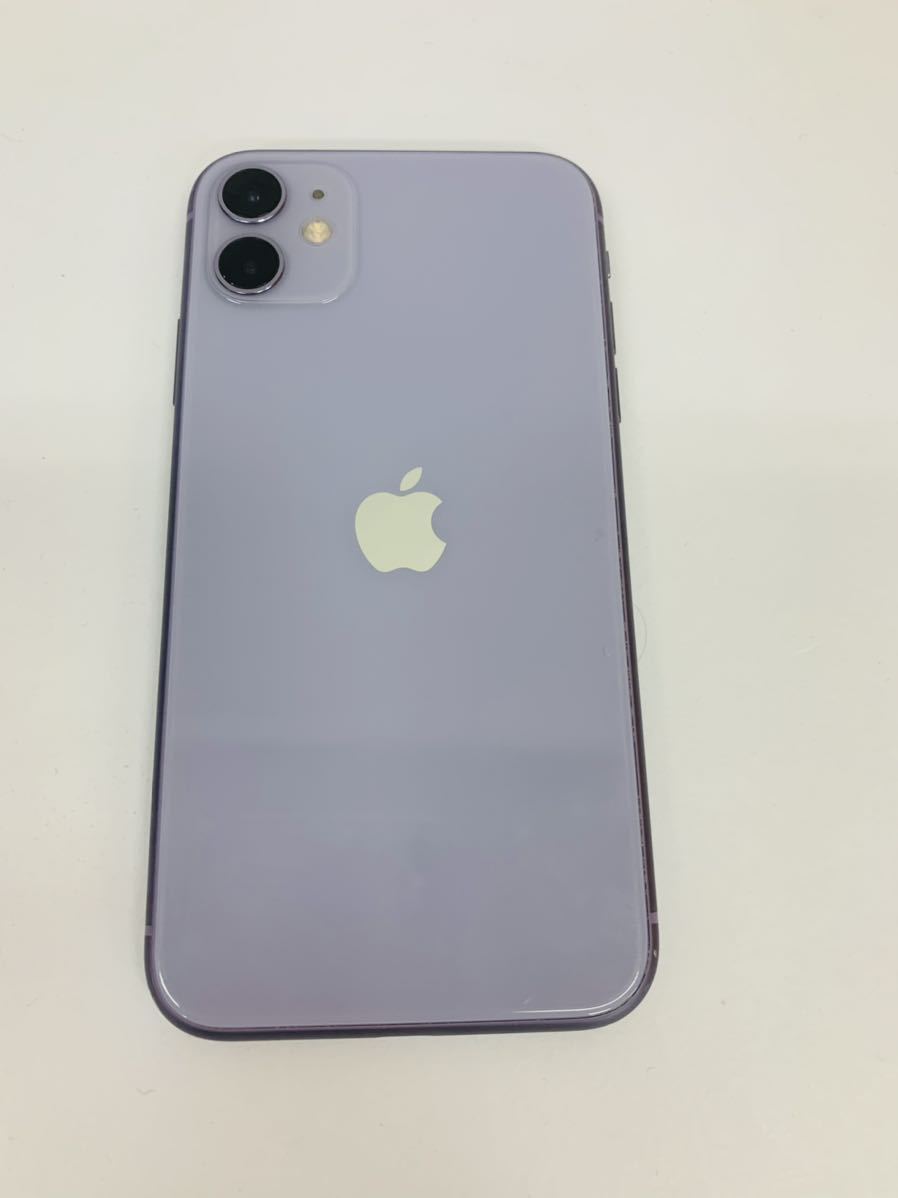 美品iphone11 128GB 超美品iPhone11 128GBパープルSIMフリー