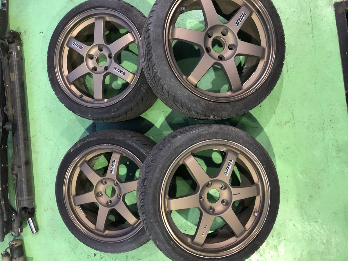 RAYS レイズ TE37 ボルク 18インチ 8.5J 9J 114.3 ブロンズ(5穴 