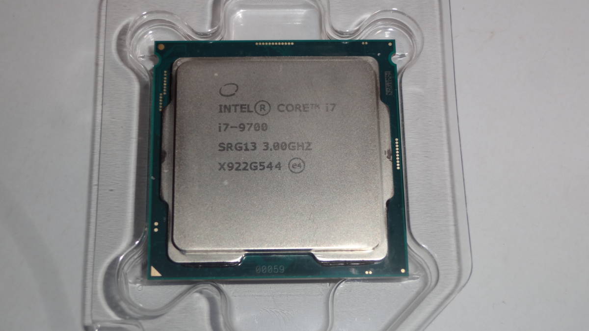 ○○Intel Core i7-9700 動作確認済③○○ Core 0 CPU GHz