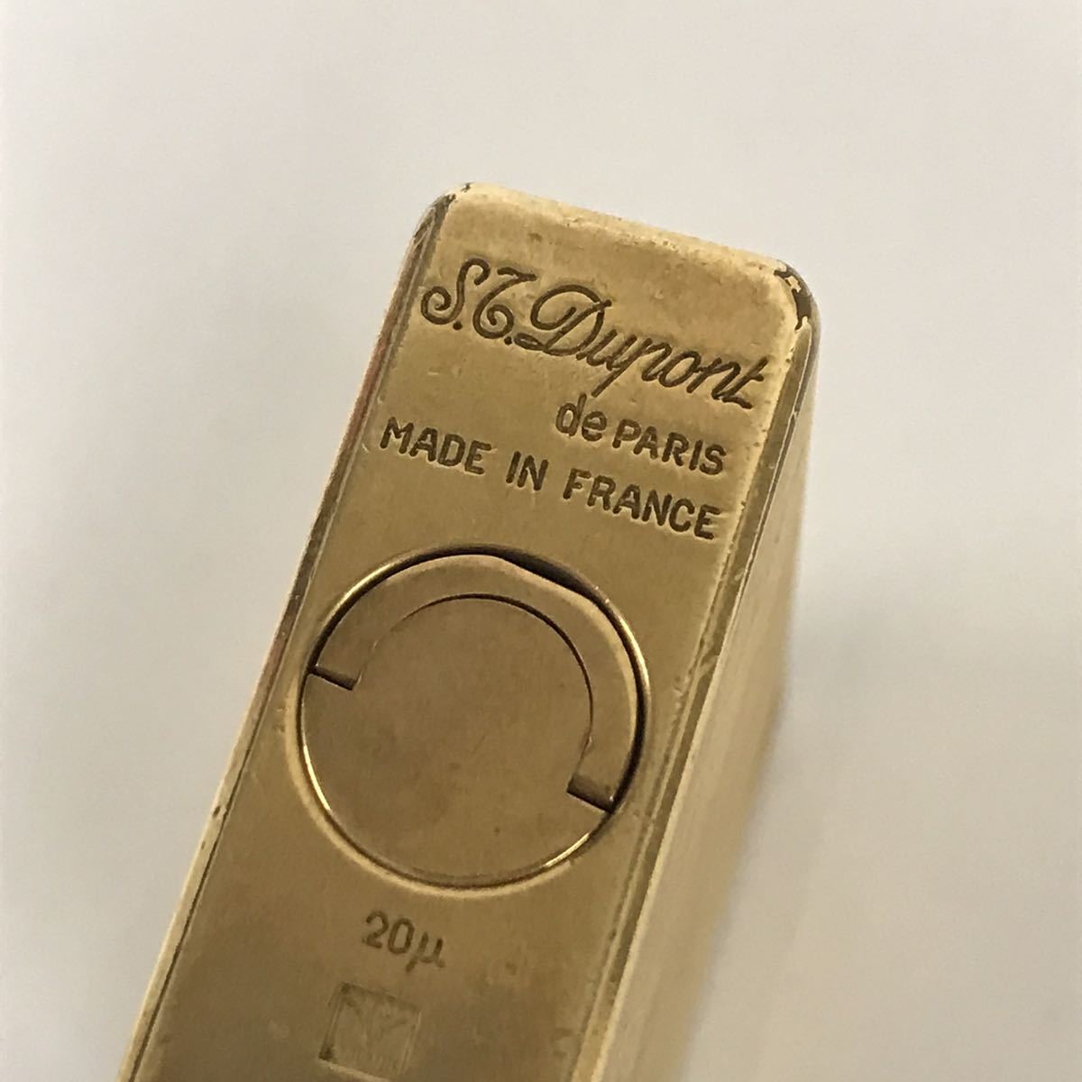 S.T.Dupont Dupont デュポン ガスライター ゴールドカラー系 火種 