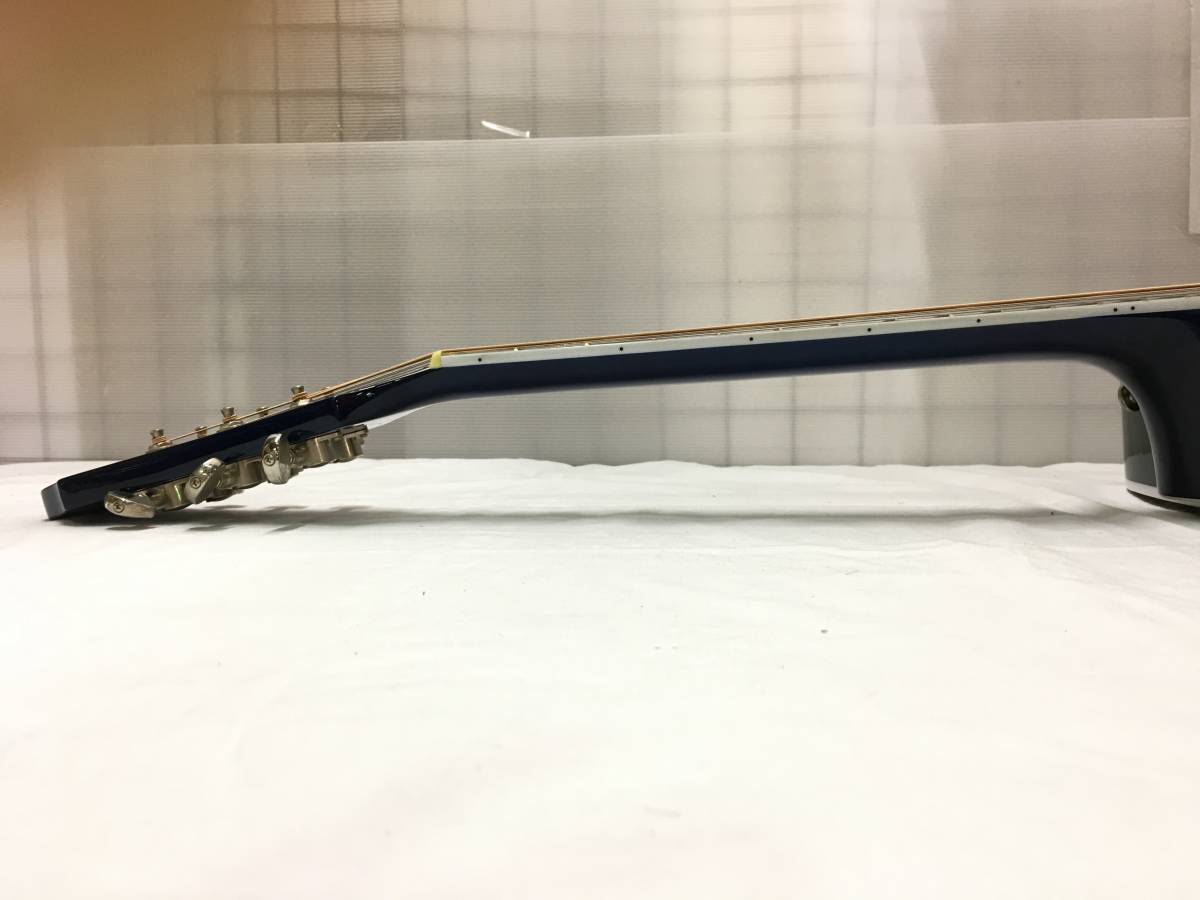 エピフォン アコギ 青 Epiphone - 牛骨 ギブソン直系 Epiphone EJ200