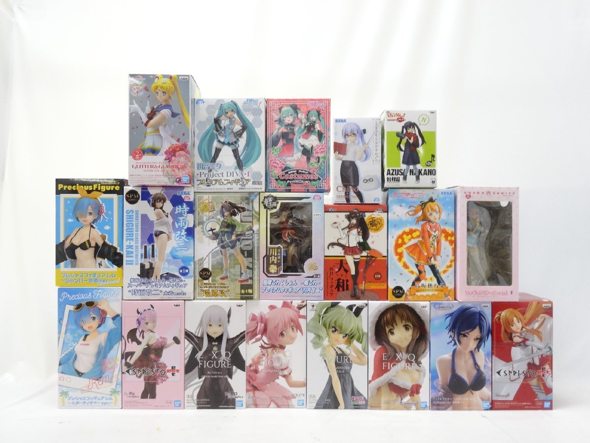 美少女プライズフィギュア 開封品（2） 20体セット 初音ミク Re:ゼロ