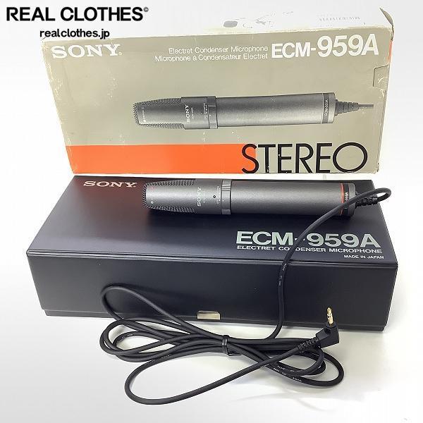 美品】 SONYコンデンサーマイク ECM-959A（動作確認済） SONY ECM-959A