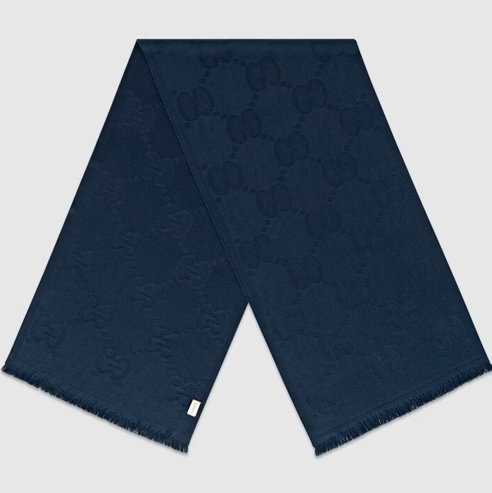 93400円★新品＆正規品保証★グッチ★GUCCI★GGパターン★ウールストール★マフラー★箱付き