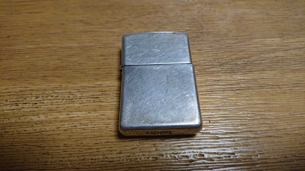 zippoスターリングシルバー1995年 0 zippo ジャンク品 sterling Zippo 