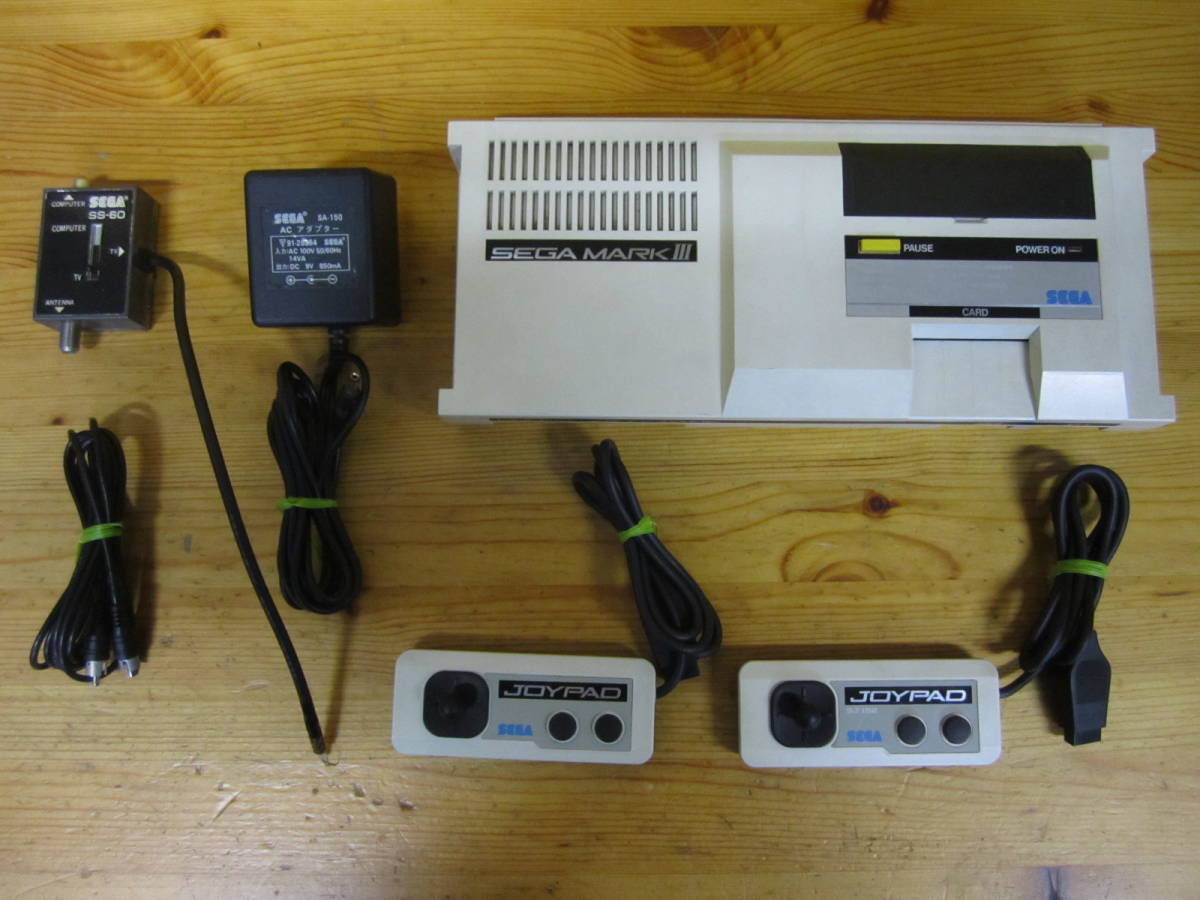 新作登場，安い R457 SEGA セガ マークⅢ本体セット 本体 ACアダプタ コントローラー&times;2個 スイッチボックス 接続ケーブル MARKⅢ(マークIII)｜売買されたオークション情報、yahooの商品情報をアーカイブ公開 - マークIII