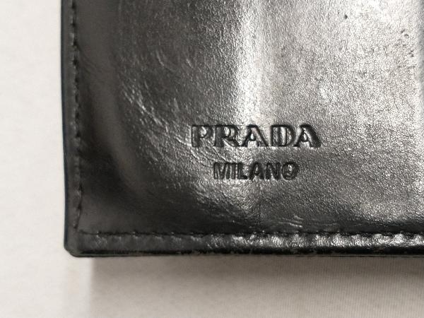PRADA／二つ折り財布/1M0523／tessuto chic／ブラック/財布/プラダ 