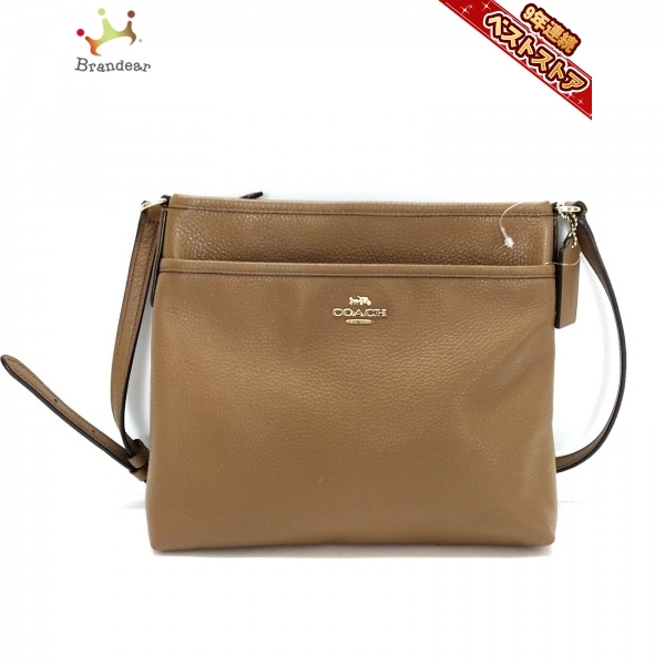 コーチバック　ブラウン コーチ COACH ショルダーバッグ F28035 - レザー ブラウン バッグ
