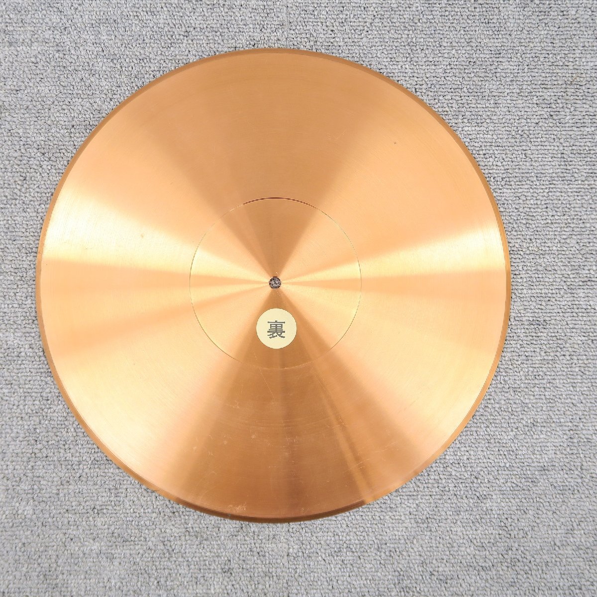 SHINKO AUDIO CU-500 の銅製ターンテーブルマット SHINKO AUDIO CU-500