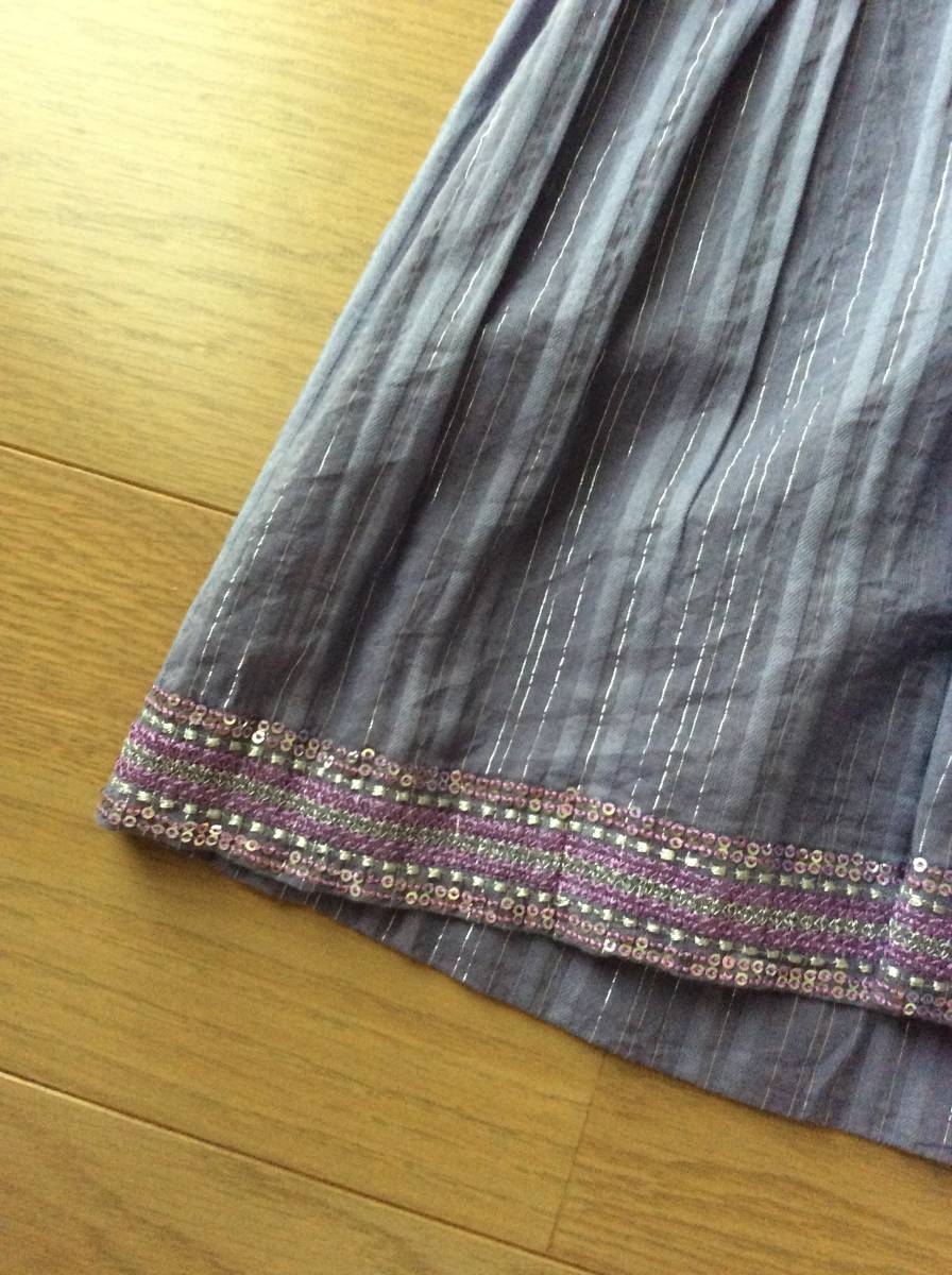 ハグオーワー×ヌキテパコラボ♪インドビジュー刺繍ティアード  