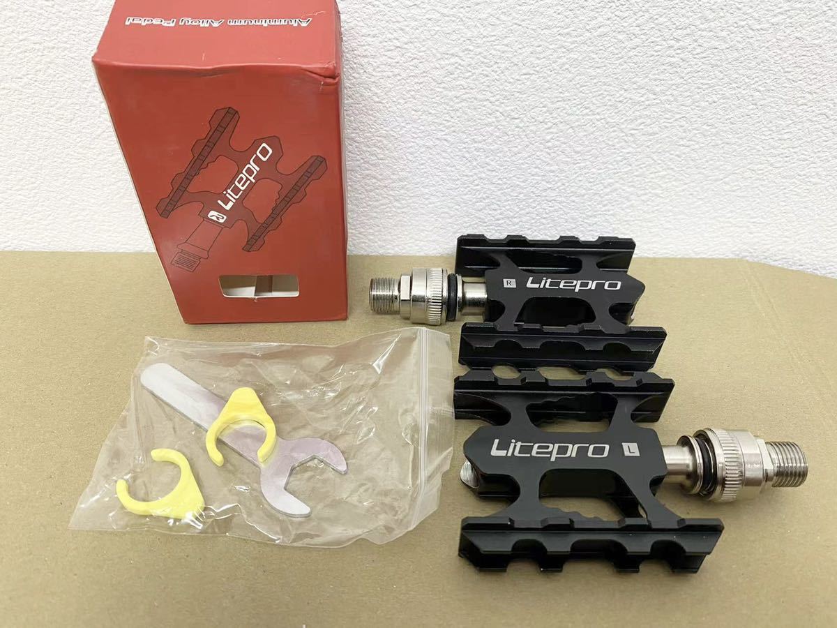  LITEPRO アルミフラットペダル クイックリリース自転車ペダル ロードバイク(フラットペダル)｜売買されたオークション情報、yahooの商品情報をアーカイブ公開 - オークファン フラットペダル