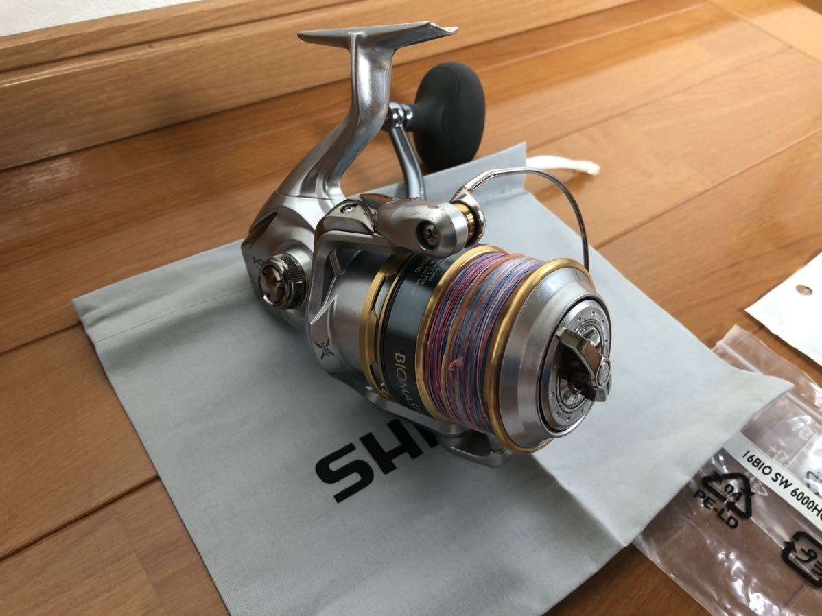 オマケ有り 美品 中古品シマノ バイオマスターSW6000HG SHIMANO