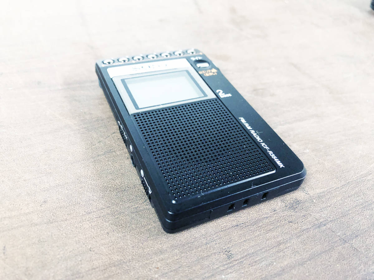 SONY PLLシンセサイザーラジオ ソニー FM⁄AM 中古 ICF FM⁄AM⁄NIKKEI 名刺