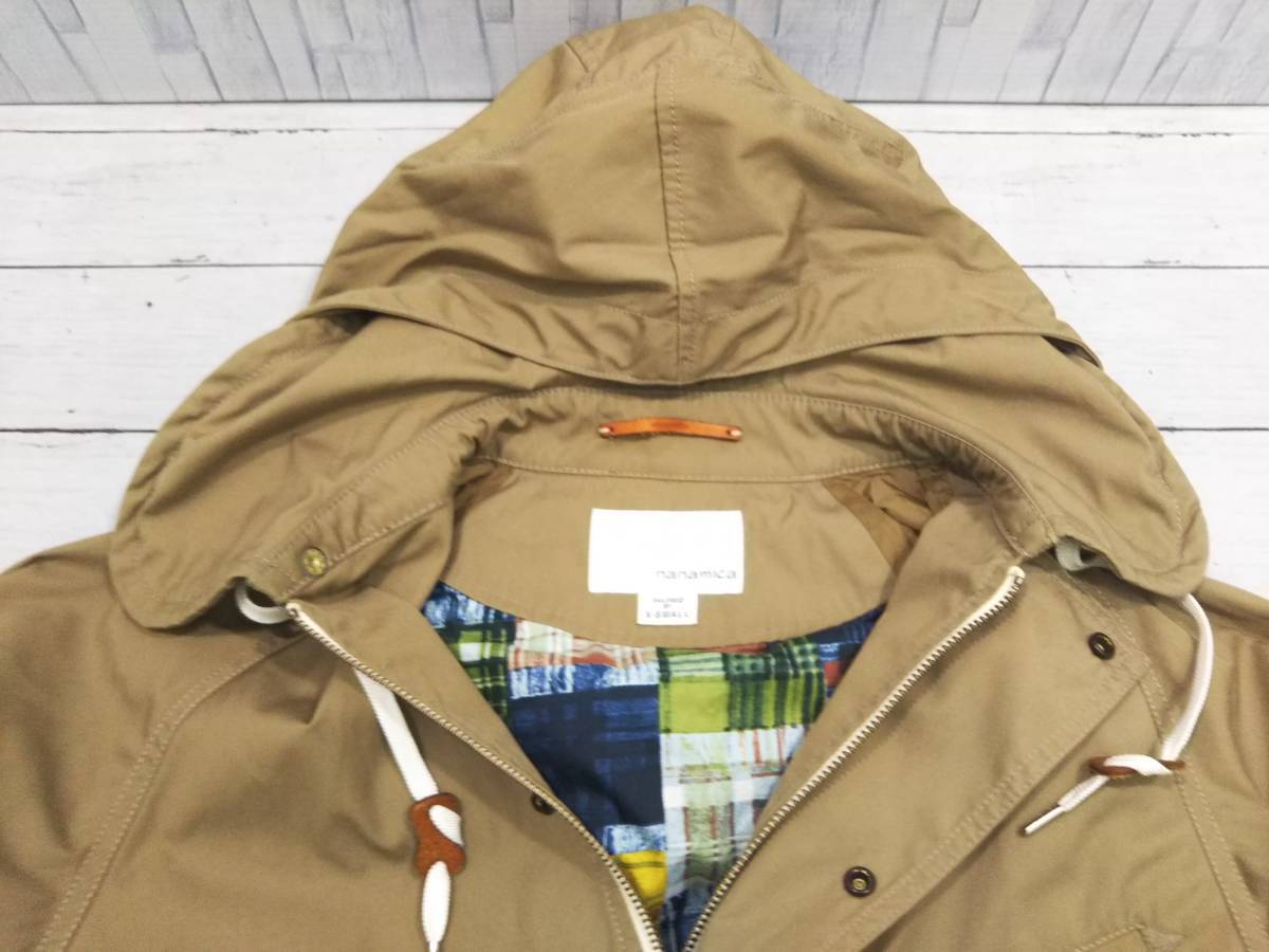 nanamica オレンジ マウンテンパーカー Lサイズ 65/35 ノースフェイス