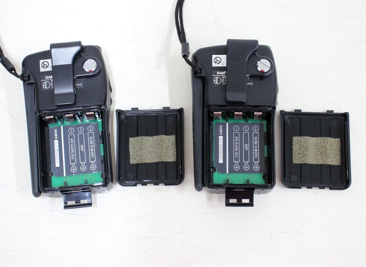 jc41□SANYO◇特定小電力トランシーバー◇TA-PRO11◇2台セット◇動作品