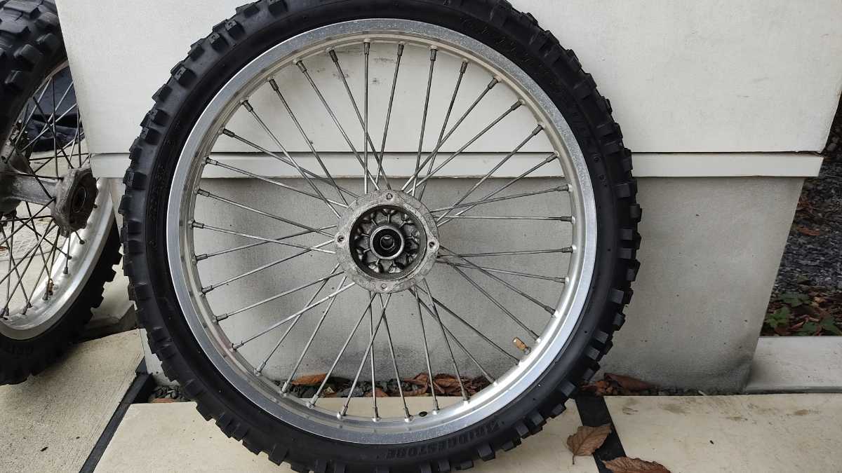 KLX250 純正フロントホイール 21×1.60検）250SB Dトラッカー KDX250
