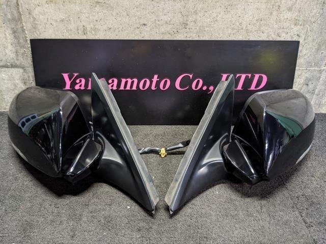 C】ホンダ アコード CL7 後期型 左右ドアミラー ウインカー付き 8ピン