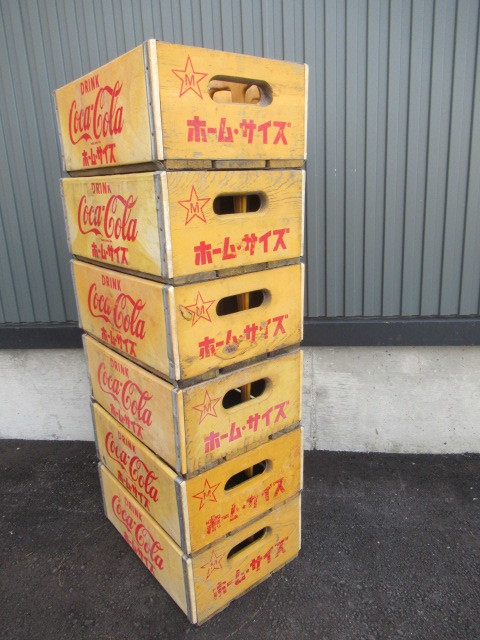 コカ・コーラ 昭和レトロ - 木箱 当時物 Coca-Cola 空き瓶 Yahoo