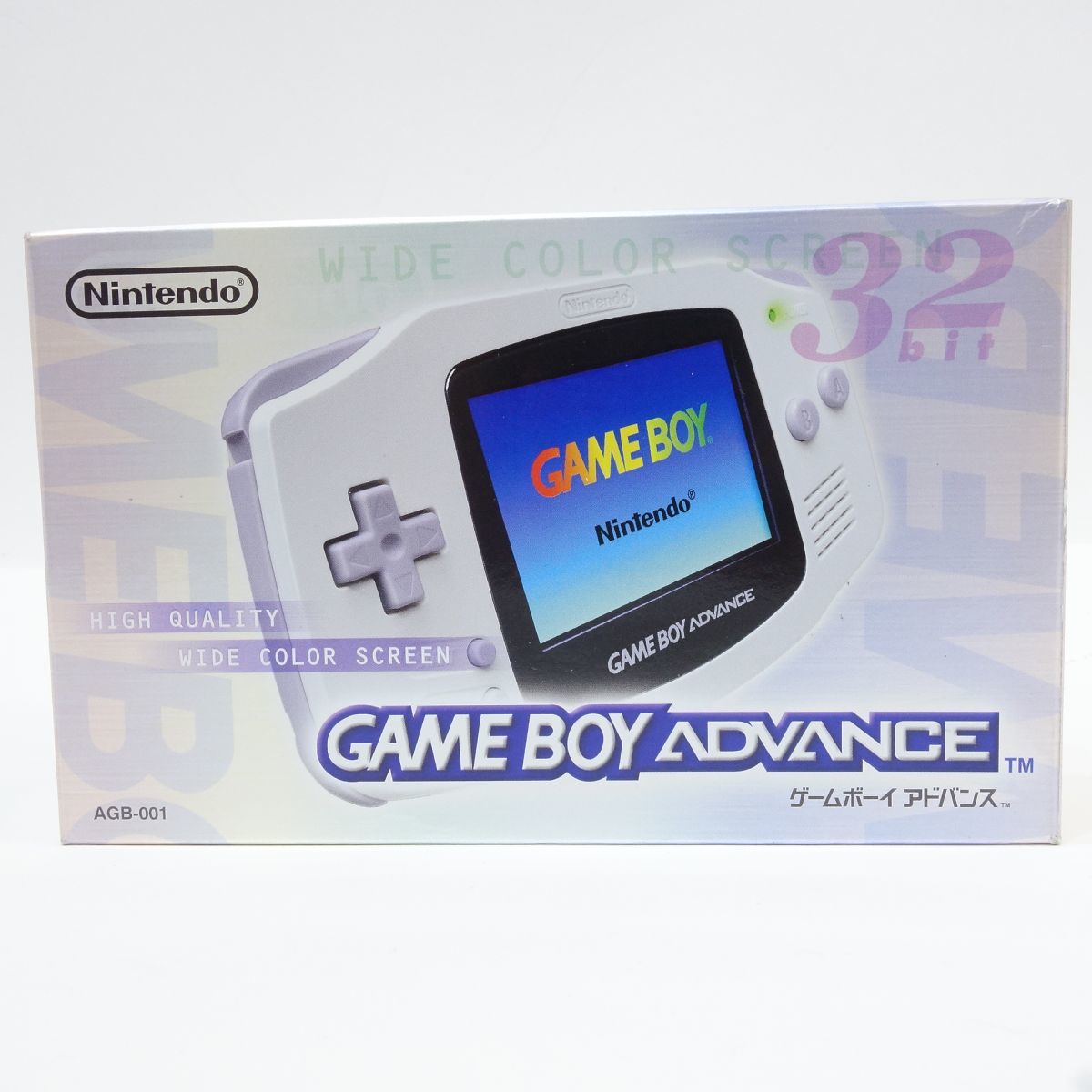 043 任天堂 Nintendo ゲームボーイアドバンス GBA 本体 ホワイト AGB-S