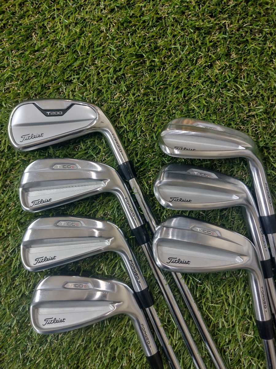タイトリスト T100S(6i~48ウェッジ)t200(5i)コンボ7本セット MODUS 115