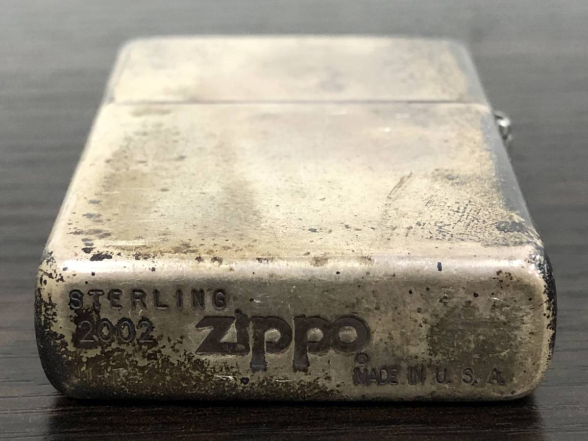L269814(102)-334/SY7000【名古屋】Zippo ジッポー STERLING 2002 