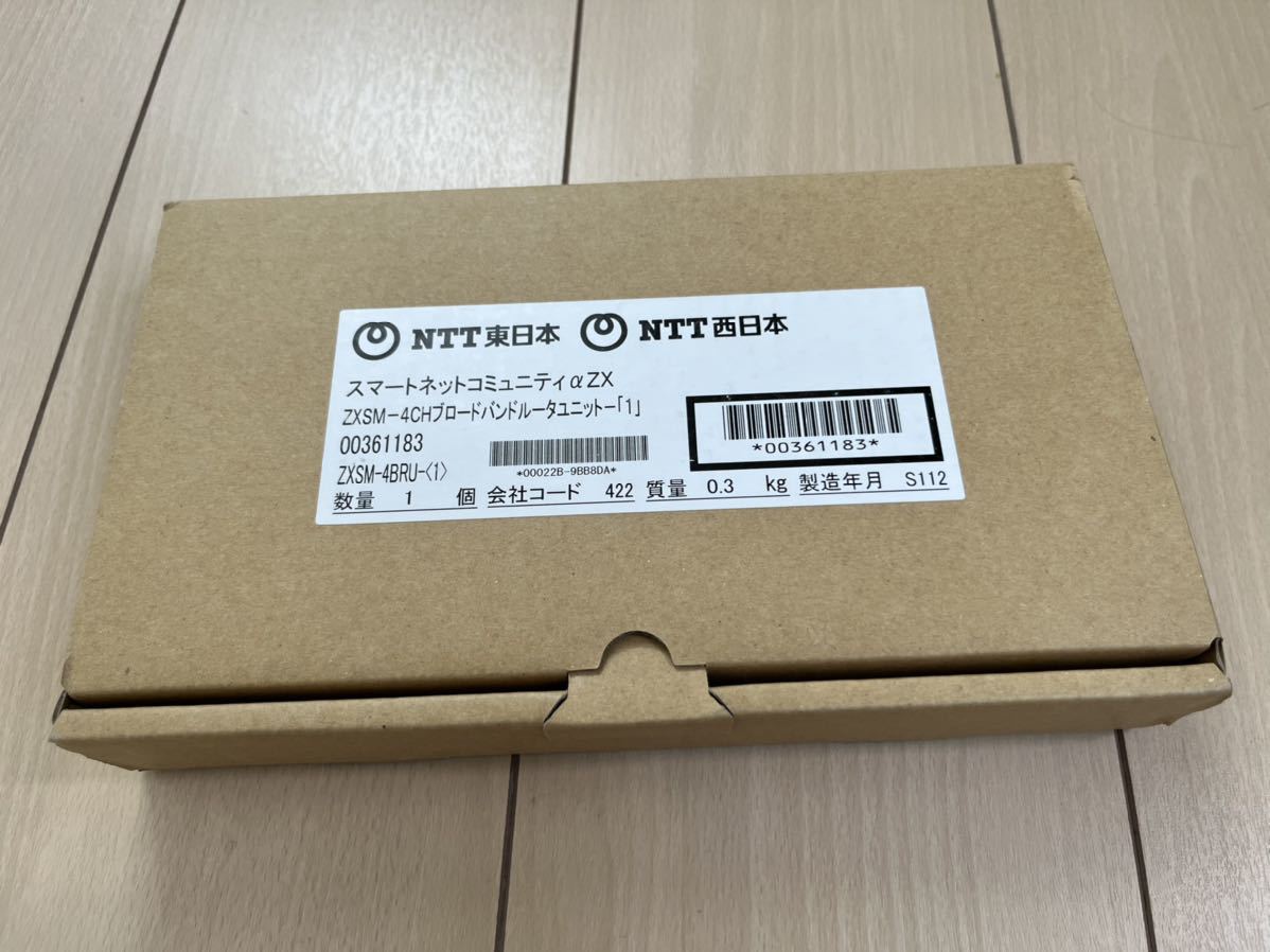 ZXSM-4BRU NTT ZX ブロードバンドルータユニット NTT製 NTT 基板 情報