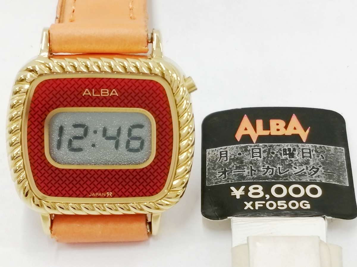 絶版品!!稼働品!!SEIKO/セイコー ALBA/アルバ オートカレンダー XF050G 