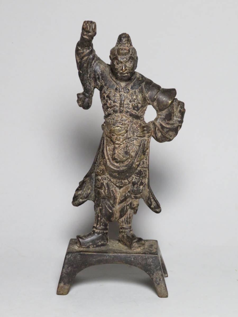 天部諸尊像石仏Ⅳ 毘沙門天(多聞天) 毘沙門天立像 毘沙門天像(木造 