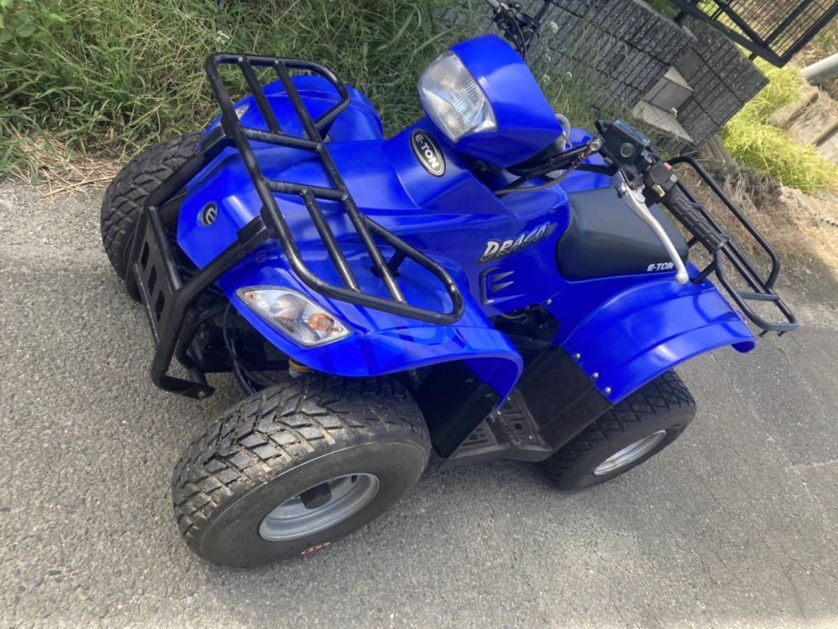 ≪愛知≫ 四輪バギー E‐TON イートン DRACO50 (RK15PA0) 書付 実動 