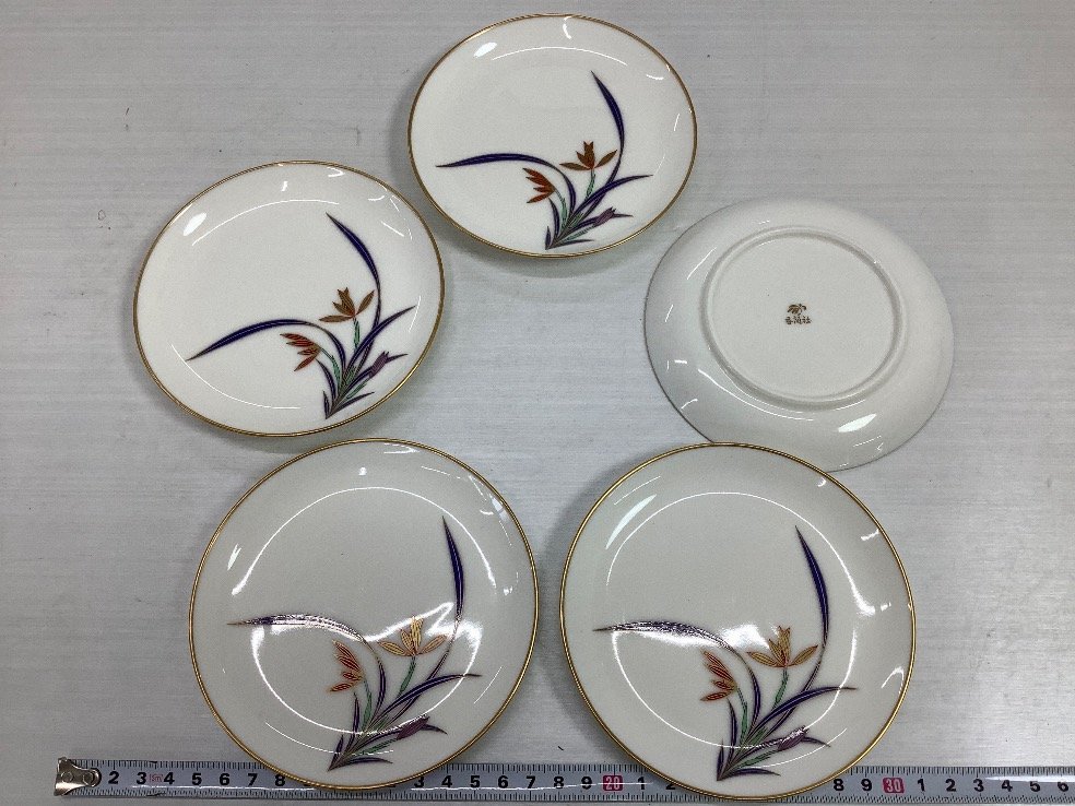 香蘭社 金縁 小鉢 皿 飾り皿 ACBF 中古品 小鉢 香蘭社 食器 金縁蘭絵 美品！香蘭社 未使用