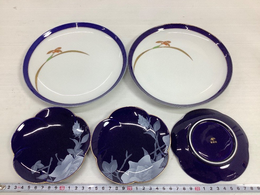 香蘭社 金縁 小鉢 皿 飾り皿 ACBF 中古品 小鉢 香蘭社 食器 金縁蘭絵 美品！香蘭社 未使用