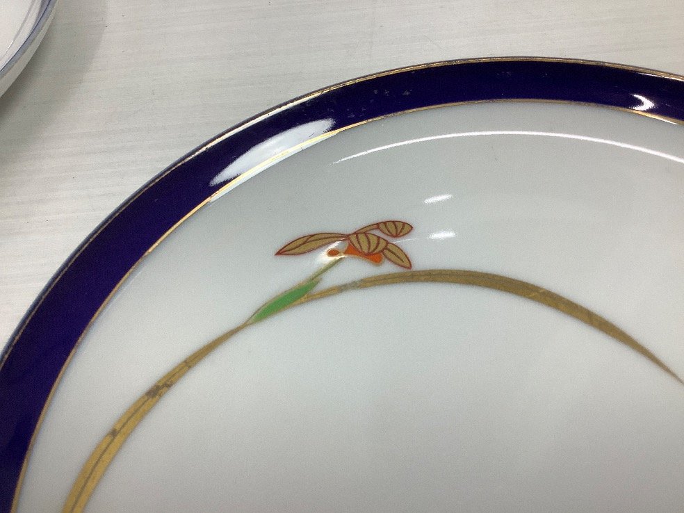 香蘭社 金縁 小鉢 皿 飾り皿 ACBF 中古品 小鉢 香蘭社 食器 金縁蘭絵 美品！香蘭社 未使用